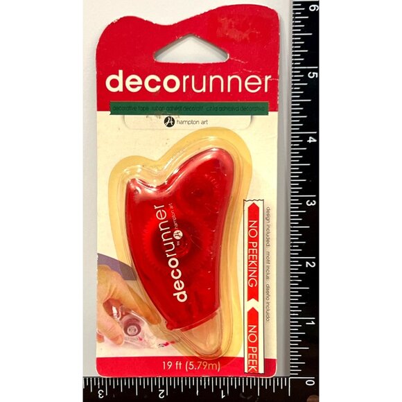 Decorunner Holiday Decorative Tape Red Craft Scrapbooking No Peeking DR0008 - Picture 1 of 2